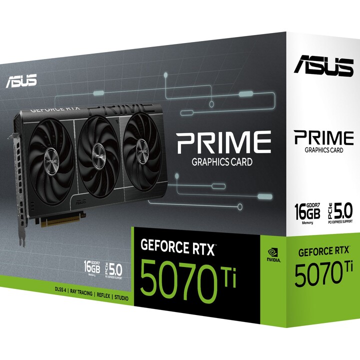 Tarjeta gráfica ASUS PRIME RTX 5070 Ti de 16 GB