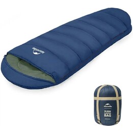 Naturehike 0009838500044372 MJ600 Saco de dormir tipo múmia Azul-marinho Direito