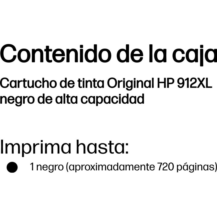 HP 912XL Black Ink