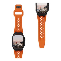 Pulseira UAG Monarch em FKM para Apple Watch séries 4-6 e SE 1-3, 44 mm / séries 7-9, 45 mm / séries 10-11, 46 mm / Ultra 1-3, 4