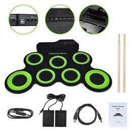SUPRIMO ROLL UP DRUM PAD, pad per batteria elettronica arrotolabile