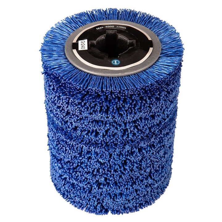 Graphite 54H043 nylon brush for satin machine brown