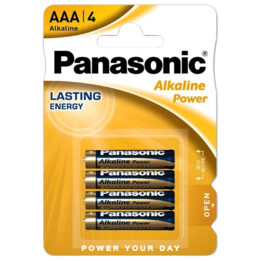 Pack 4x Batteries AAA Panasonic LR03APB