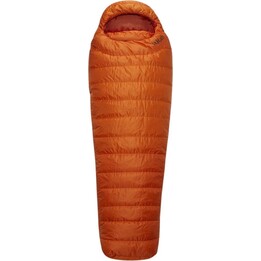 Rab 215892 Ascent 300 XL: saco de dormir de plumón, 200 cm, cremallera a la izquierda, modelo «Atomic»