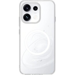 Capa traseira magnética transparente para OPPO Reno16 F/16 FS