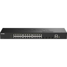 D-Link DGS-1530-28SC/E Smart Managed 20 × SFP, 4 porte combinate, 4 × 10G SFP+
