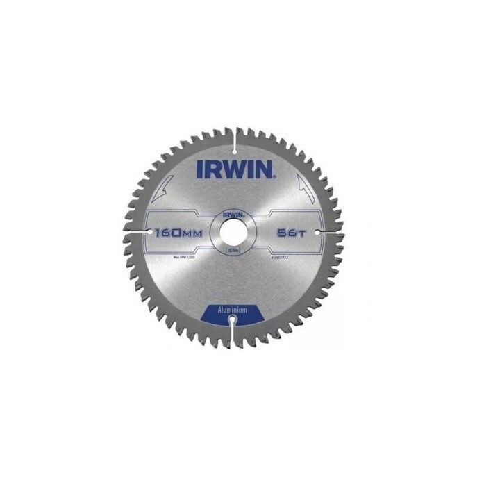 HOJAS DE SIERRA IRWIN. WIDIA 160*20*56z/ALUM.