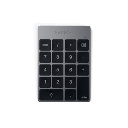 Satechi Slim Wireless Keyboard - Aluminum Bluetooth Numeric Keypad (Space Gray)