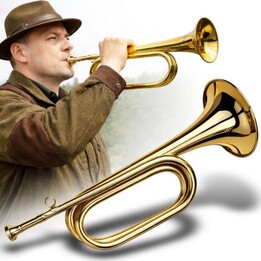 V-Tone VHT 1 trompeta de señal de latón, dorada