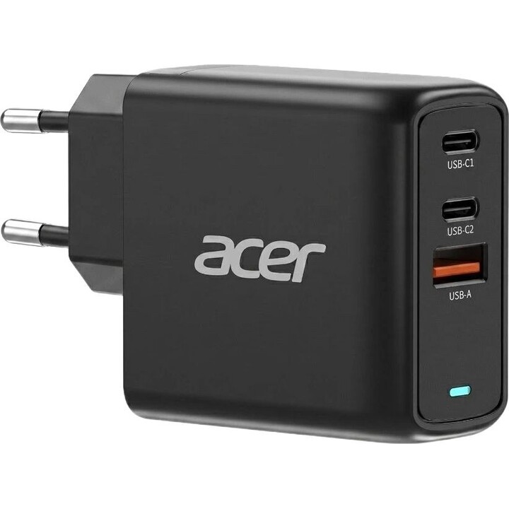 Chargeur rapide Acer 67 W USB-A, 2 ports USB-C GaN (UE)