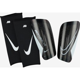 Caneleiras de futebol Nike Mercurial Lite 146163 M, pretas, tamanho M