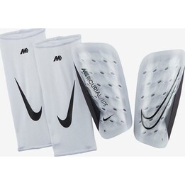 Protège-tibias de football Nike Mercurial Lite 146164 L, blancs, taille L