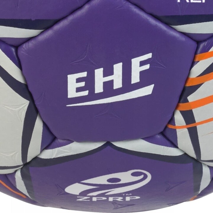 Select Sport Orlen Superliga 3 EHF Ultimate Replica balón de balonmano talla 3 morado/gris