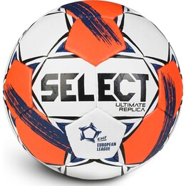 Select Ultimate Replica European League v25 handball white/orange