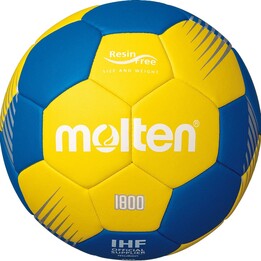 Molten H00F1800-YB 147803 00 Bola de Andebol para Treino Desportivo Amarelo-Azul 00