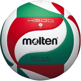 Molten V4M3000-L 151600 4 Ballon de volley-ball en salle Blanc-Rouge-Vert 4