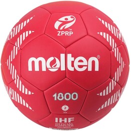 Molten H2A1800-PL 151595 2 Balón de balonmano para entrenamiento deportivo, rojo, 2