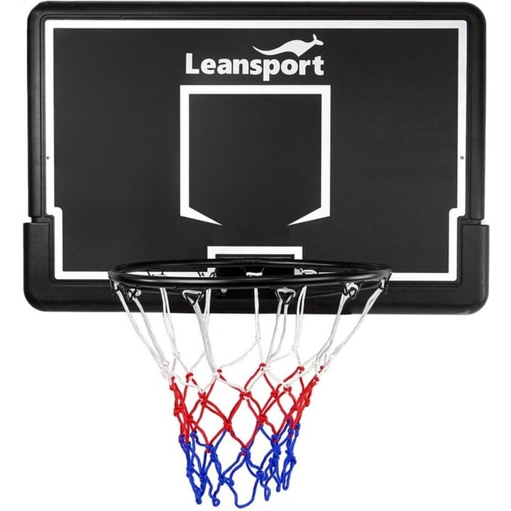 Canasta de baloncesto genérica para colgar con tablero 30566, negra, 90 cm
