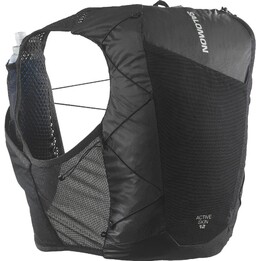 Conjunto Salomon Active Skin 12 558737: chaleco de running negro/metal, talla L