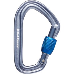 Conjunto de 3 mosquetões Black Diamond HotForge Screwgate 122900, cinzentos