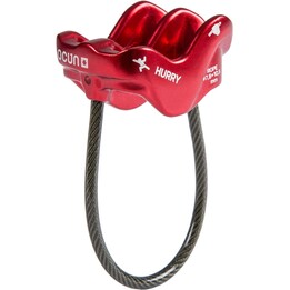 Kit de aseguramiento para escalada Ocun Eagle Screw Hurry 160406, color antracita/rojo
