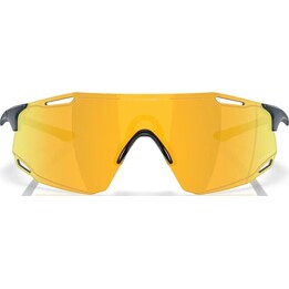 Occhiali da sole sportivi Oakley Cybr Dyno 690370, colore Matte Abyss/Prizm 24k