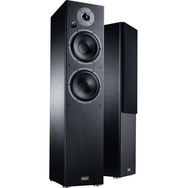 Coppia di diffusori da scaffale attivi Magnat Monitor Reference 5A, colore nero