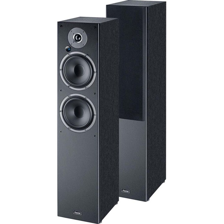 Coppia di diffusori da scaffale attivi Magnat Monitor Reference 5A, colore nero