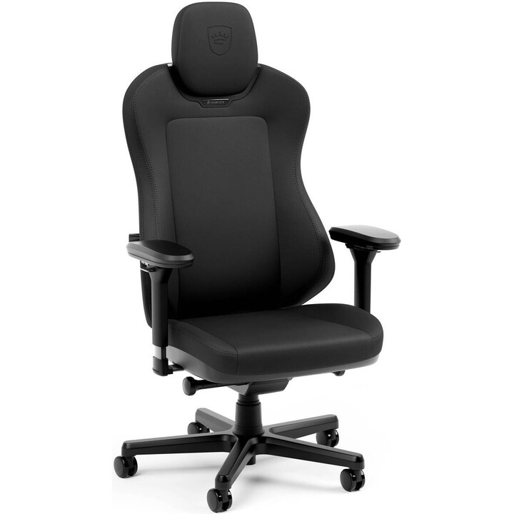 Cadeira de jogos Noblechairs AURA AtmoShell NBL-AUR-GER-BED em couro sintético de alta tecnologia, preta
