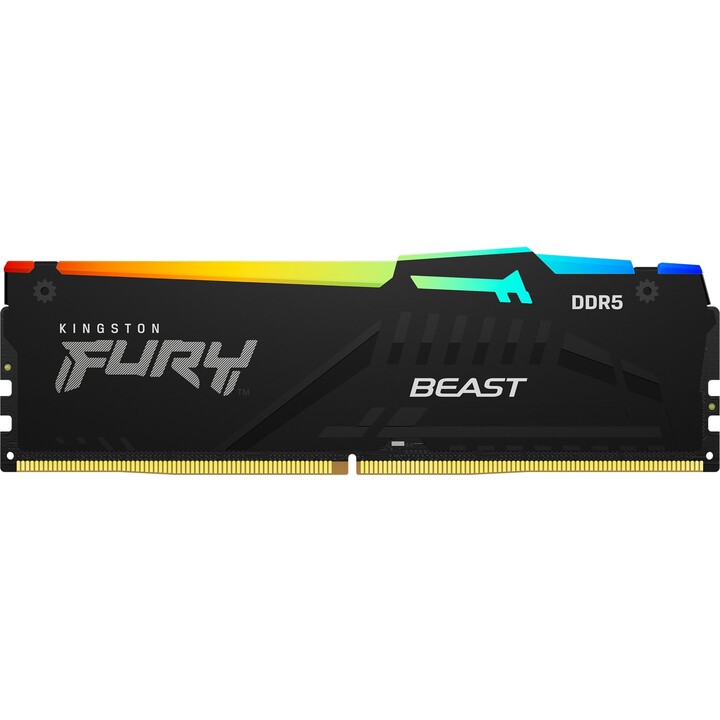 Modulo di memoria RAM Kingston FURY Beast KF552C40BBA-32 DDR5 da 32 GB, 5200 MT/s, CL40, RGB