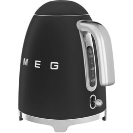 Smeg Wasserkocher im 50er-Jahre-Stil KLF03BLMEU, mattschwarz, 1,7 l