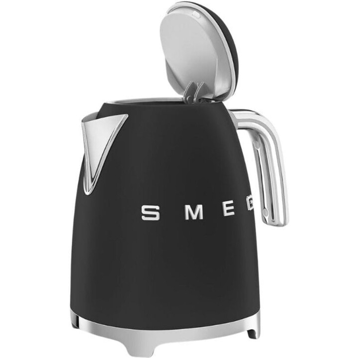 Smeg Wasserkocher im 50er-Jahre-Stil KLF03BLMEU, mattschwarz, 1,7 l