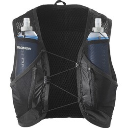 Chaleco de running Salomon 558715 Active Skin 12 (negro/metalizado, talla XL)