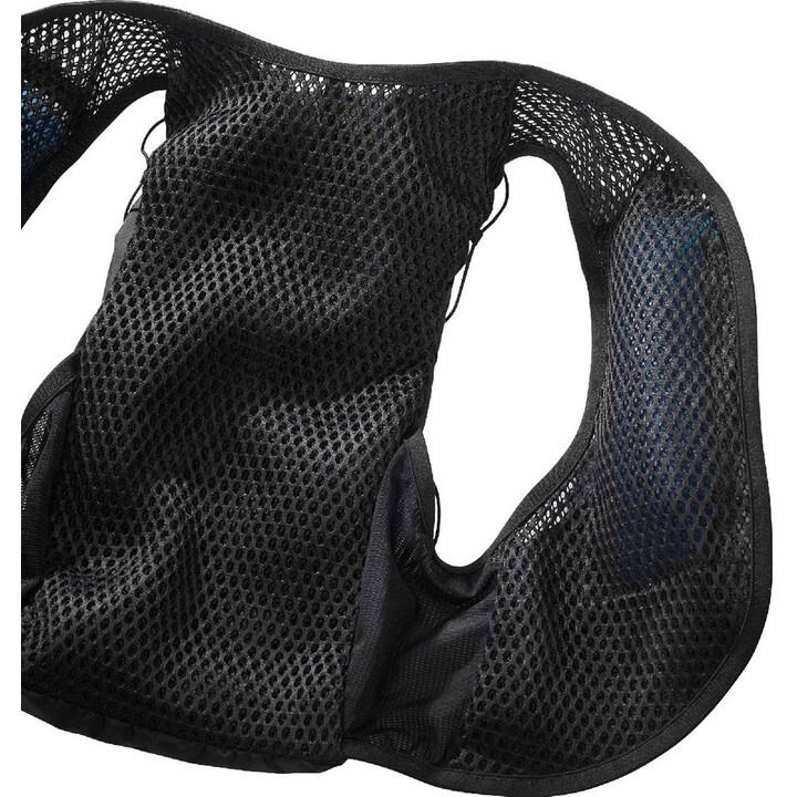 Chaleco de running Salomon 558715 Active Skin 12 (negro/metalizado, talla XL)