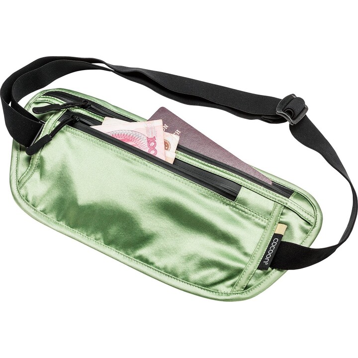Cocoon 745803 Cartera con cinturón «Secret» - Seda (verde claro)
