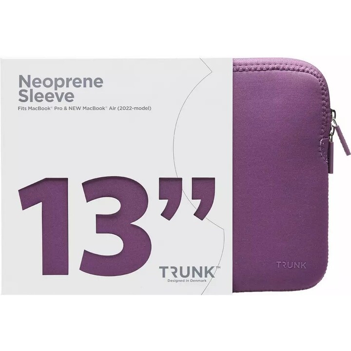 Funda protectora de neopreno Trunk TR-ALSPA13-PLP para MacBook 13 (ciruela)