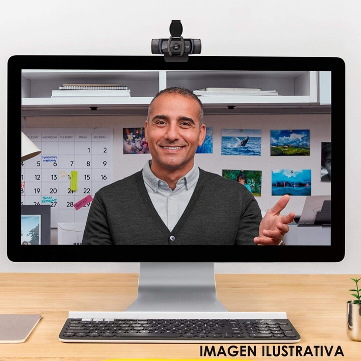 Webcam Logitech HD C920e (960-001360) - garantia de 3 anos