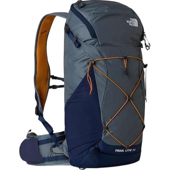 Mochila The North Face 723475 Trail Lite 24 (gris/azul marino/naranja)