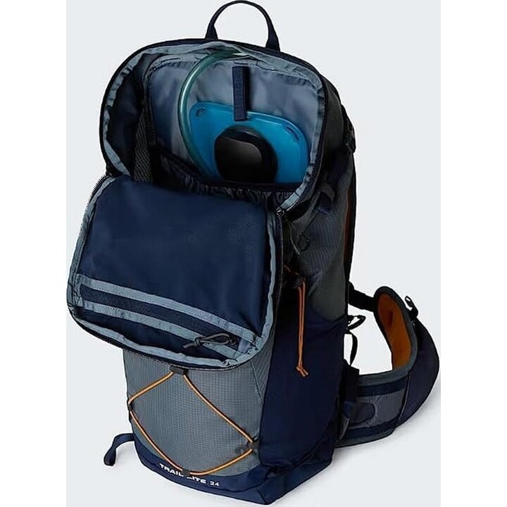 Mochila The North Face 723475 Trail Lite 24 (gris/azul marino/naranja)