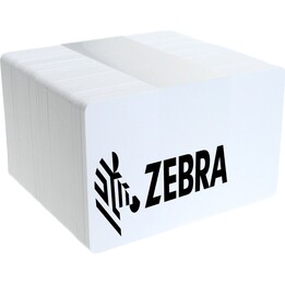 Zebra 104523-116 Premier Blank White PVC Cards 30 Mil (500 Pack)