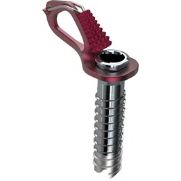 Blue Ice Aero Lite 444377 Aluminum Ice Climbing Screw 10 cm Red