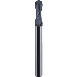 Fresa de haste de carboneto 70060226 FI 6,0 R3,0 12/100 Z2 HA6 VHM B230L