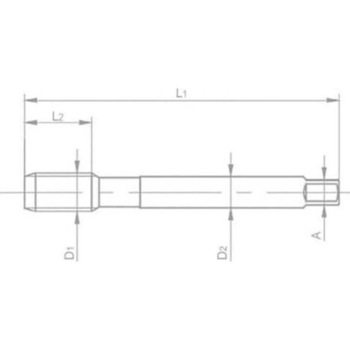 Matriz de roscado redonda EL-CUT D2-513X01-0120 M12 DIN-376C R40 HSSE TN