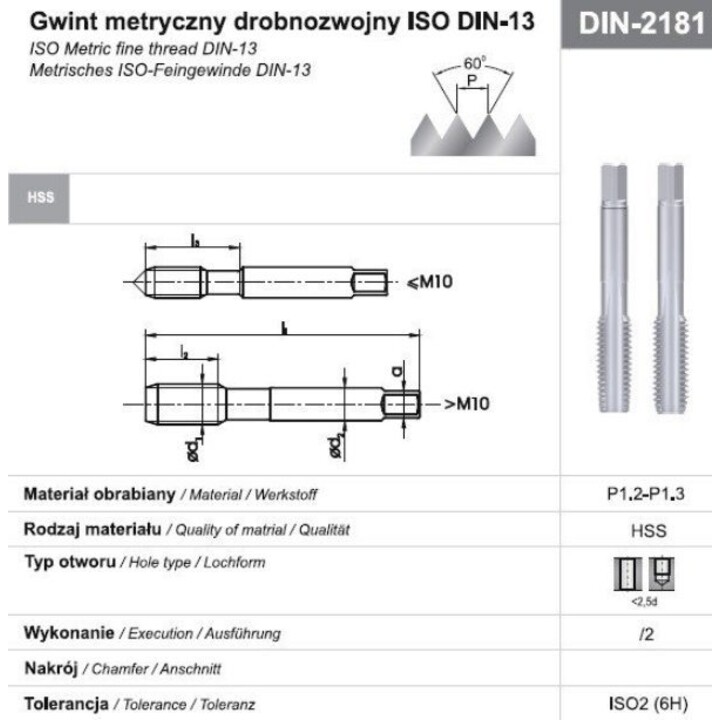 EL-CUT A.2010205 Matriz de roscado redonda M20x1,5 NGMM/2 DIN-2181 6H HSS