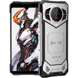 Doogee S200E, 8 GB + 256 GB, ecrã AMOLED IPS LCD de 6,72 polegadas, bateria de 10 100 mAh, prateado