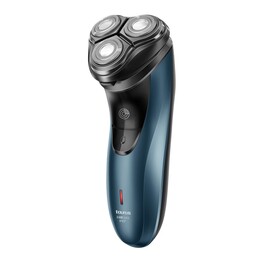 Rasoio rotante Taurus 3 Side Shave IPX7, rifinitore nero e blu