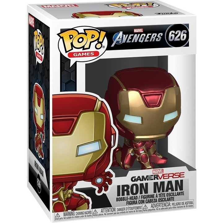 Figura de vinilo coleccionable FUNKO POP de Iron Man 626 de Los Vengadores de Marvel