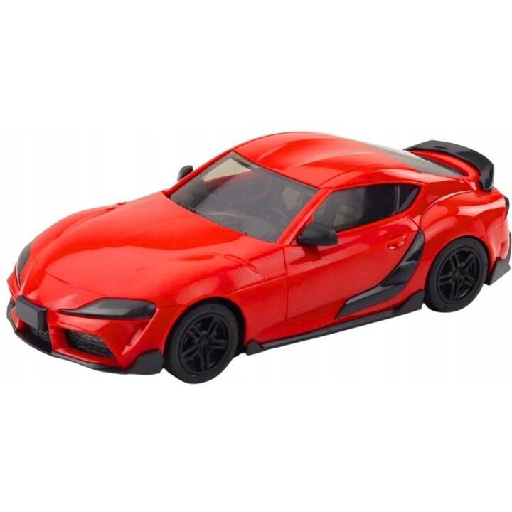 22707 RC: Camión de juguete transportador de coches con mando a distancia, escala 1:16, rojo