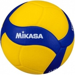 Pelota de voleibol de interior oficial Mikasa V430W 6904879, amarilla y azul