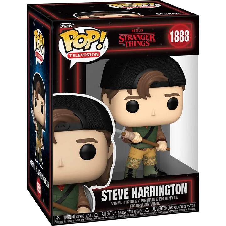 Figura FUNKO POP de Steve Harrington con lanza, n.º 1888, de «Stranger Things»